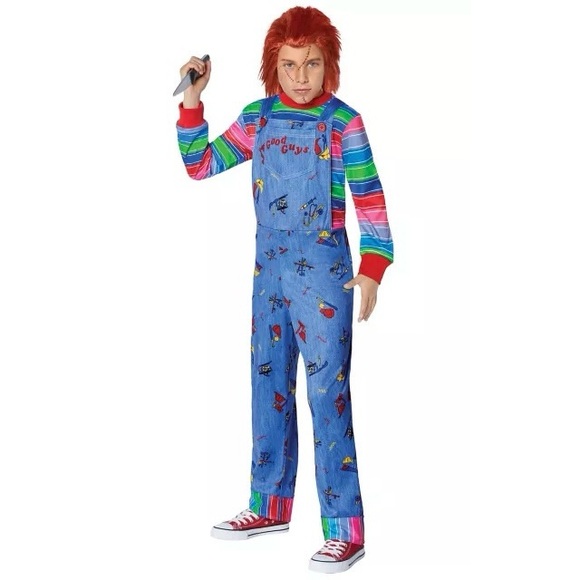 Spirit Halloween Chucky 2 in 1 Overalls Costume - Picture 1 of 16